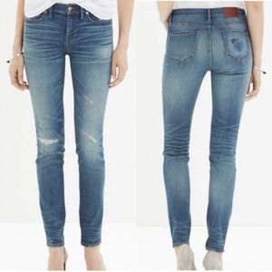 Madewell Women’s size 25 Skinny Skinny Distressed Stretch Jeans